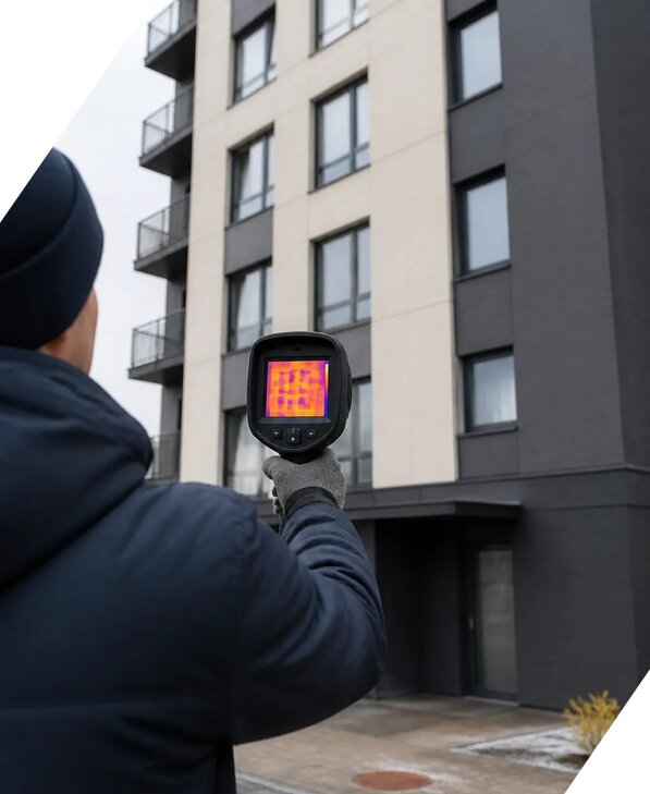 Тепловизионное обследование зданий в Ельце от 5134 р. | ЭкспертизаРоссия